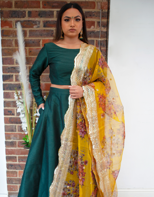 Emmie Green Lehenga