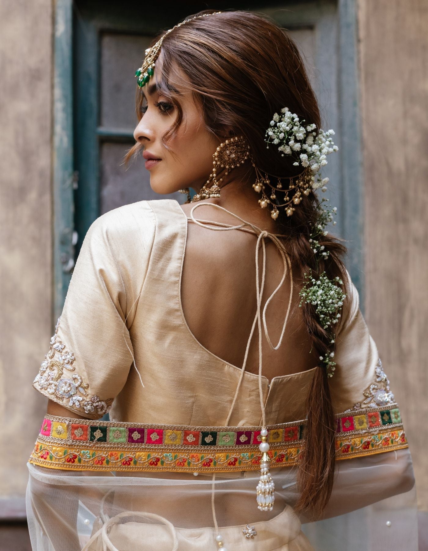 Sample Sale: Champagne Gold Signature Lehenga