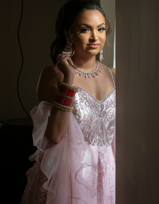 Sample Sale: Baby Pink Reception Gown