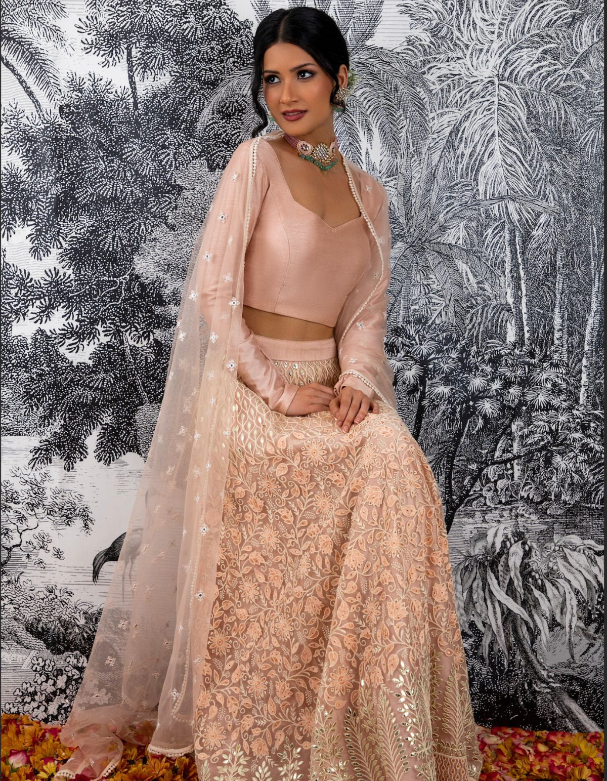 Peaches Lehenga