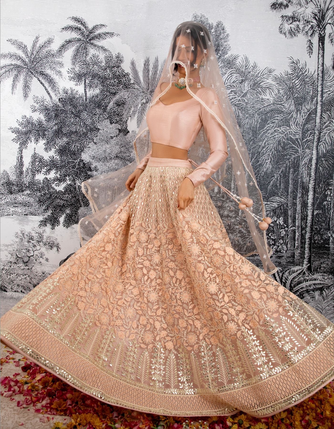 Peaches Lehenga