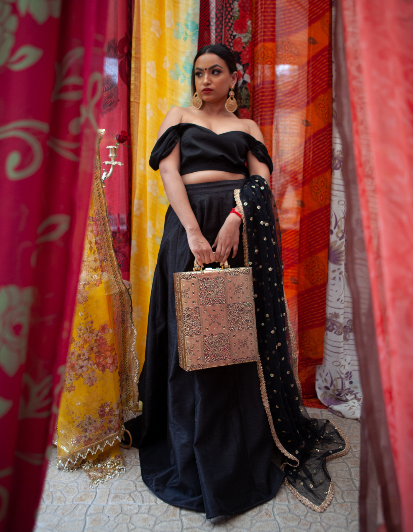 Midnight Black Lehenga