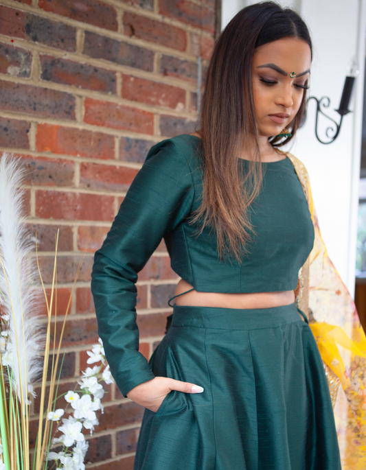 Emmie Green Lehenga