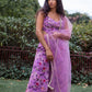 Violet Purple Floral Co-Od