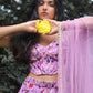 Violet Purple Floral Co-Od