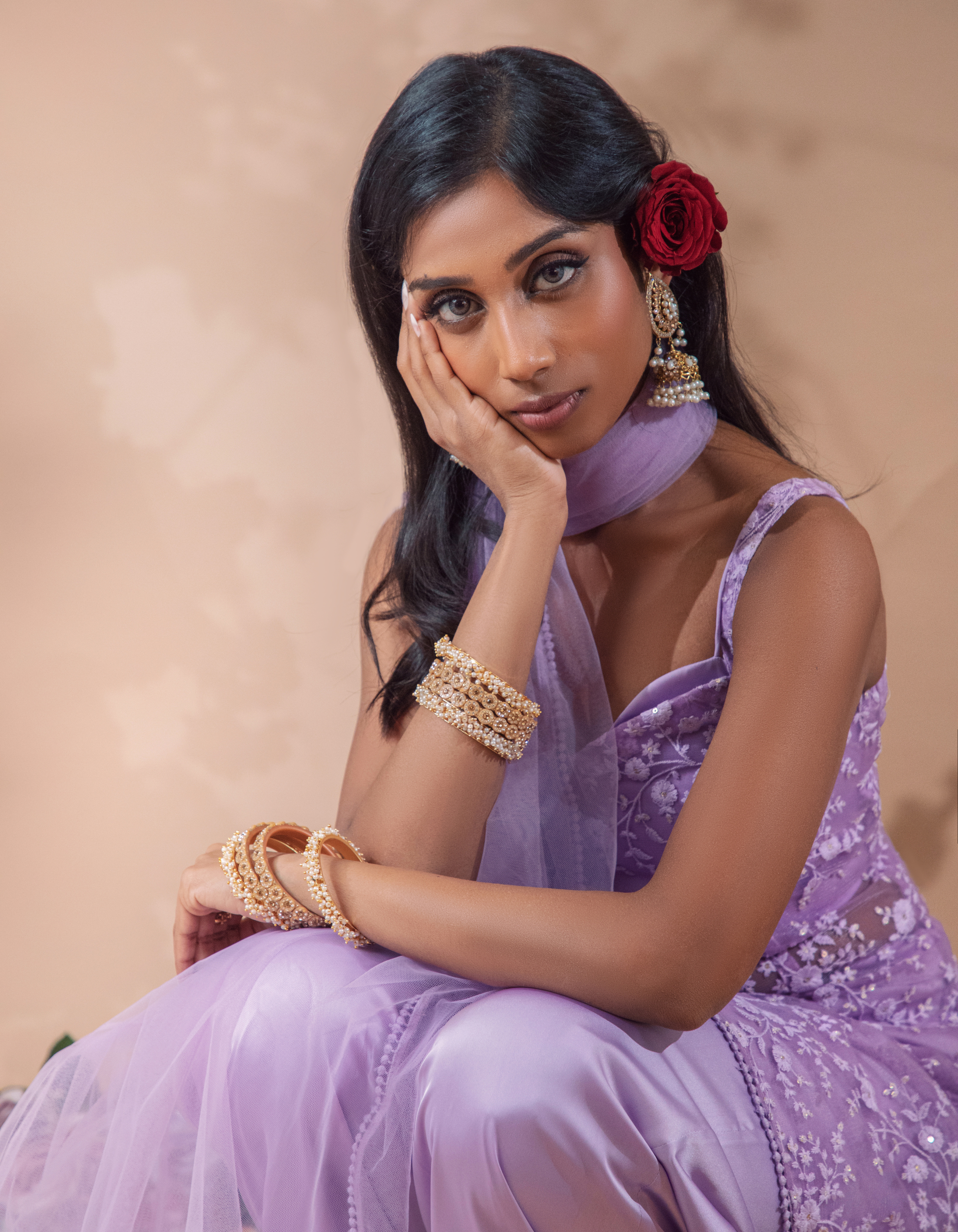 Sample Sale: Gypsophila Purple Mesh Co-Od