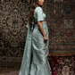 Gisele Baby Blue Ruffle Saree