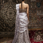 Sample Sale: Flora Organza Print Embroidered Saree