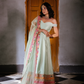 Pista Green Signature Anarkali