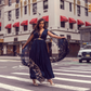 Dhalia Pleated Cape Jumpsuit
