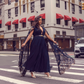 Dhalia Pleated Cape Jumpsuit