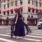 Dhalia Pleated Cape Jumpsuit