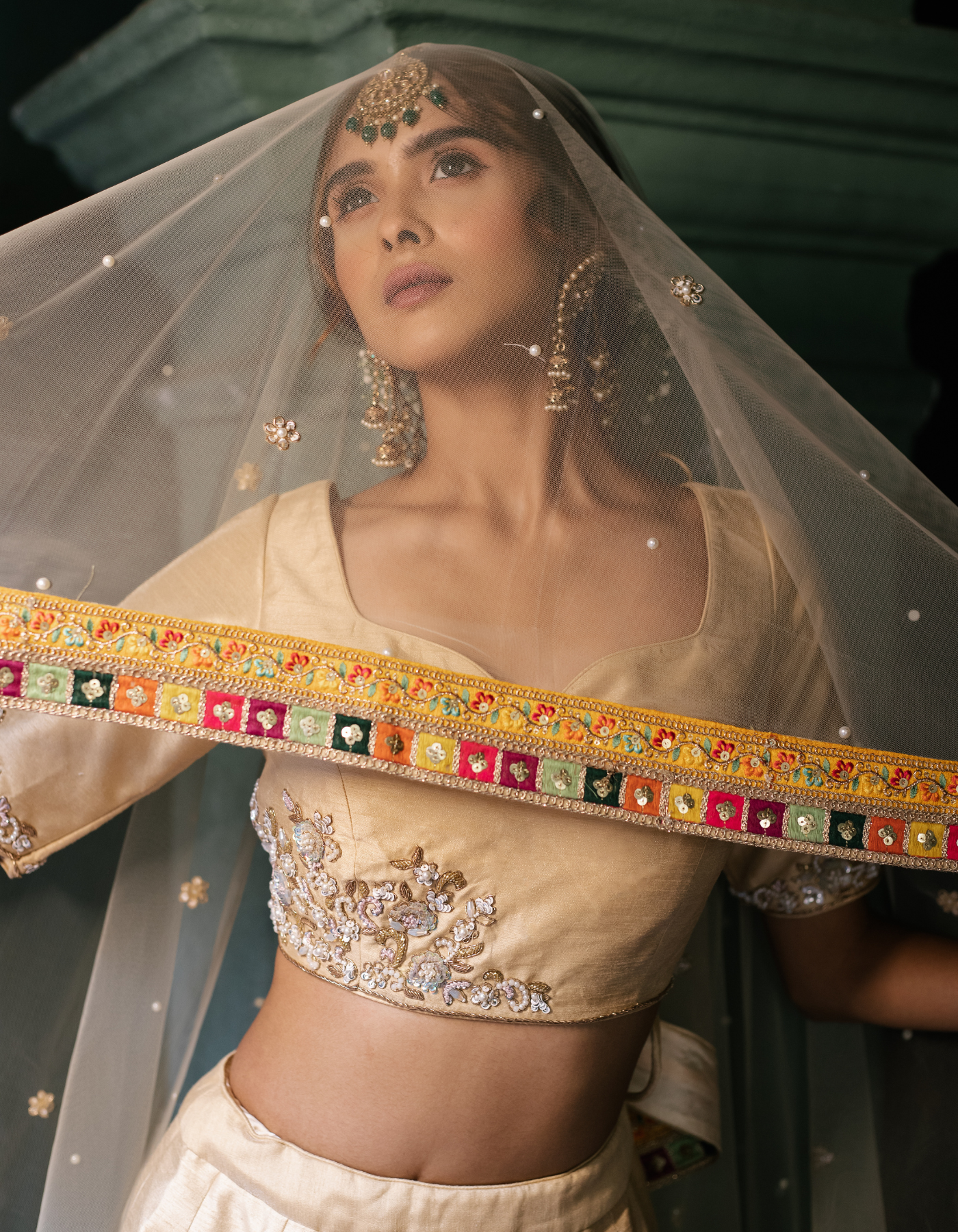 Champagne Gold Signature Lehenga