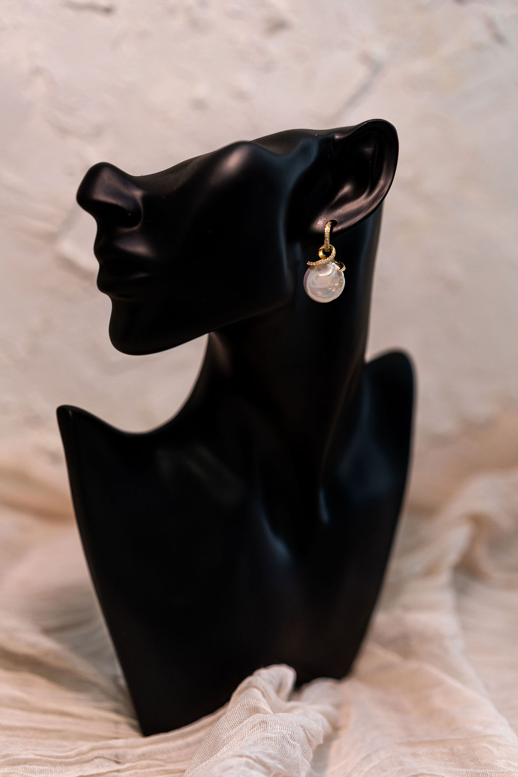Opal Vintage Baroque Pearl Dangle Earring