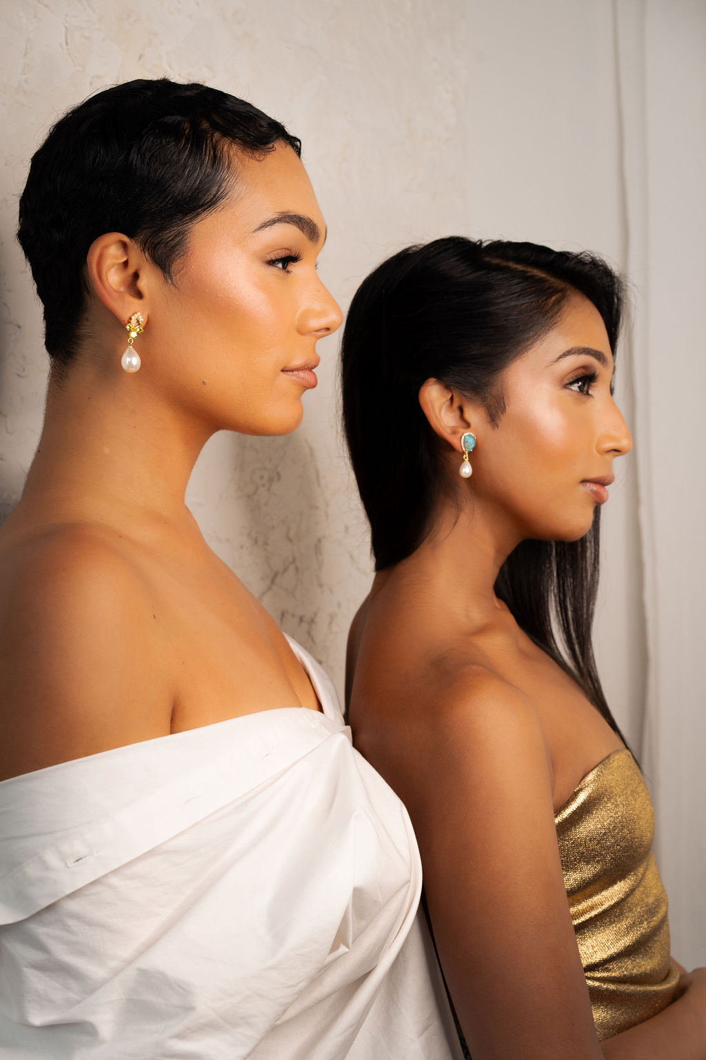 Victoria Turquoise Peal Drop Earrings
