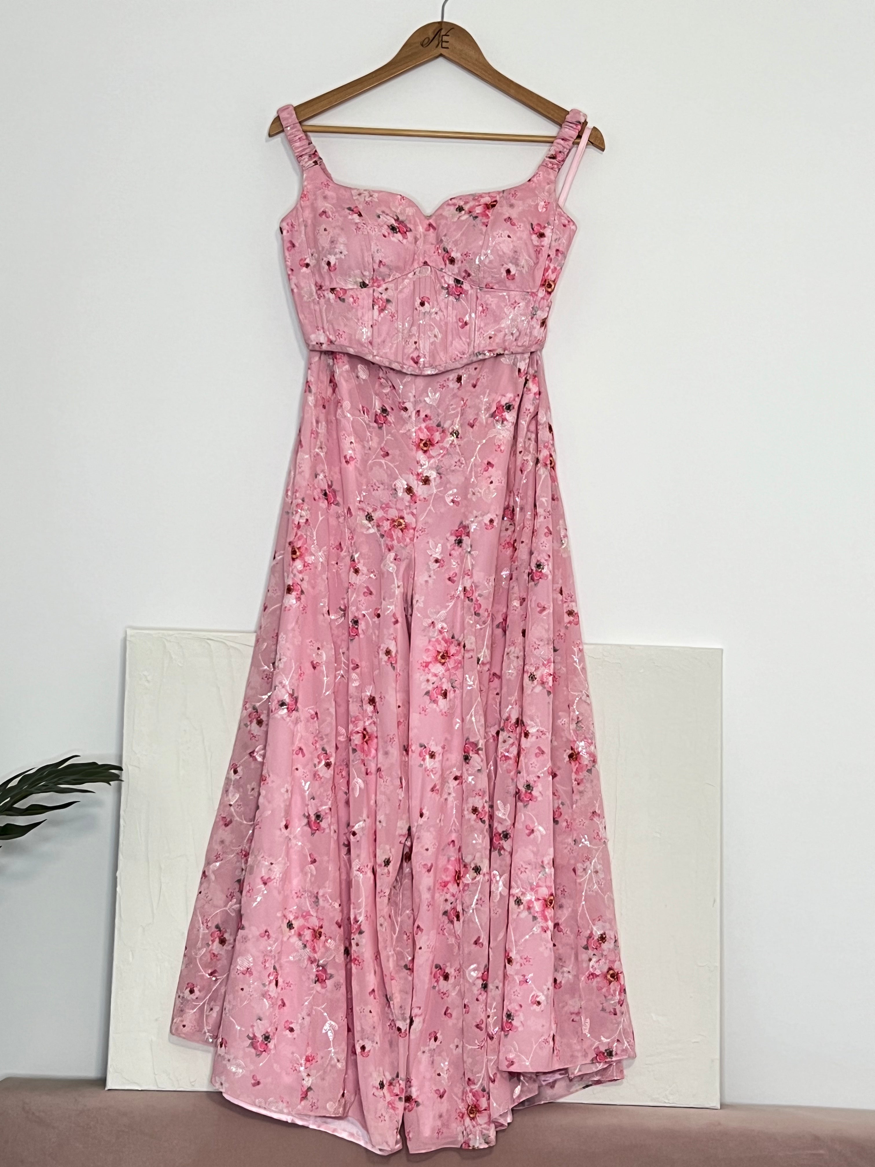 Pink Floral Corset Co-Od