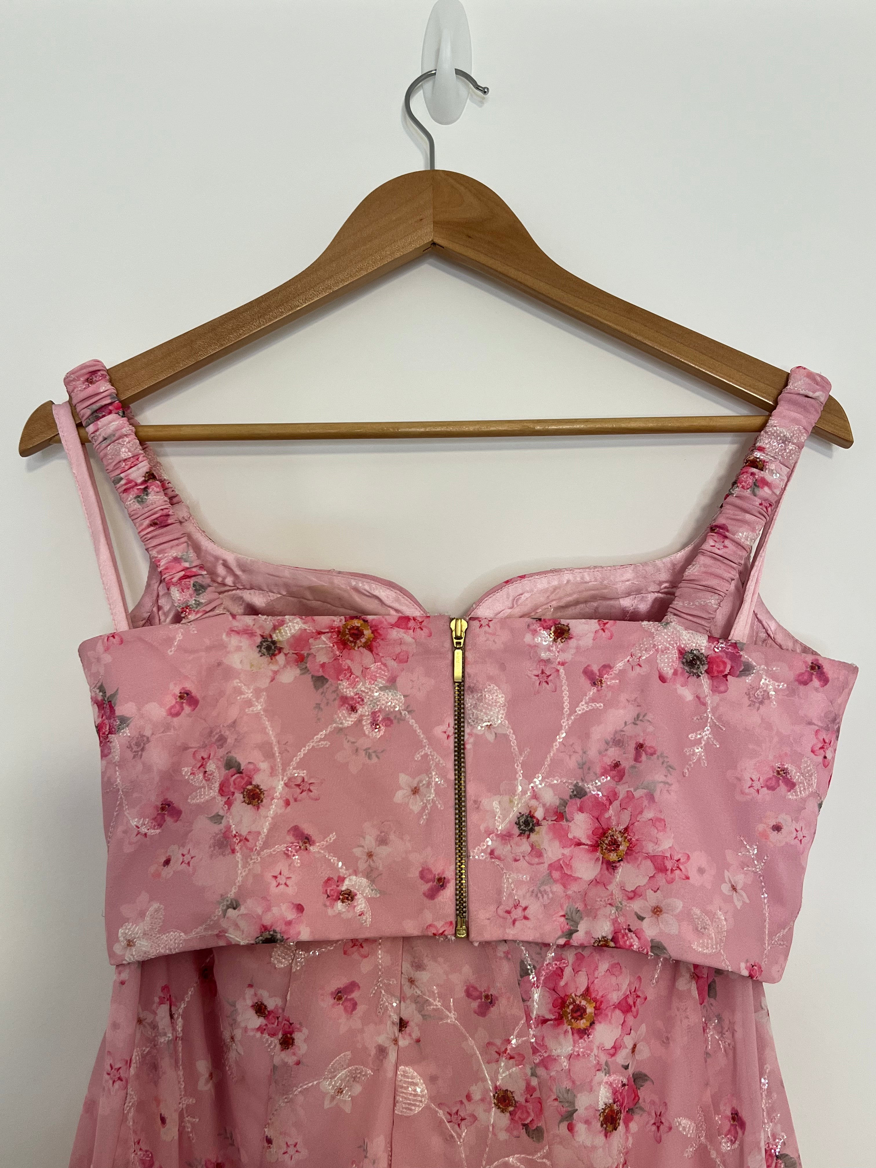 Pink Floral Corset Co-Od