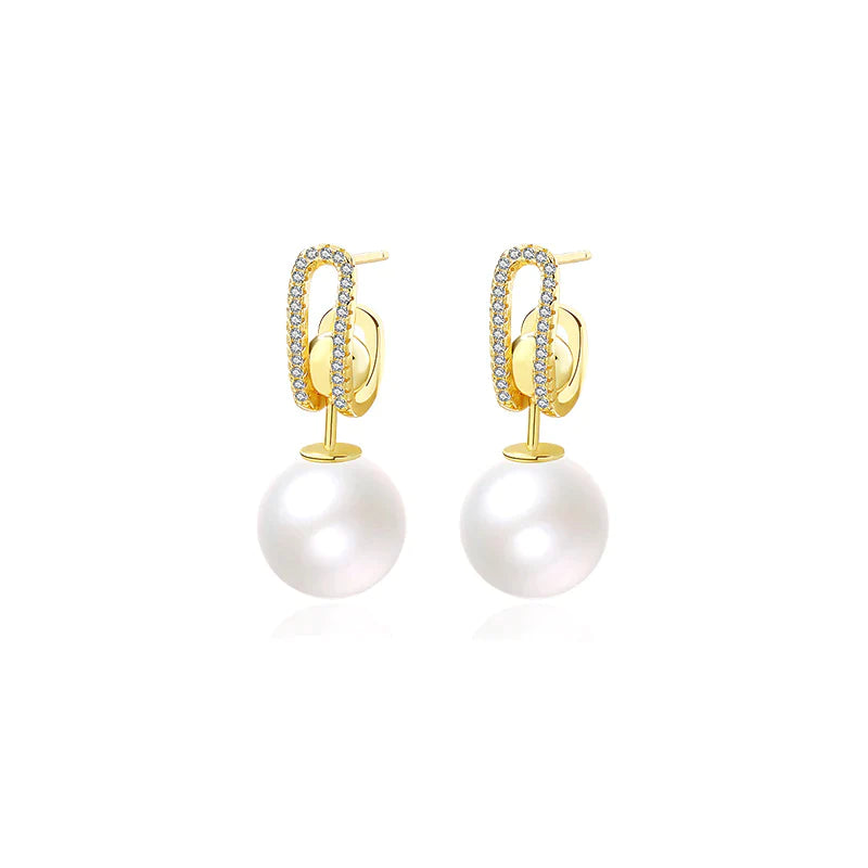 Reya Zircon Pearl Multi-use Drop Earring